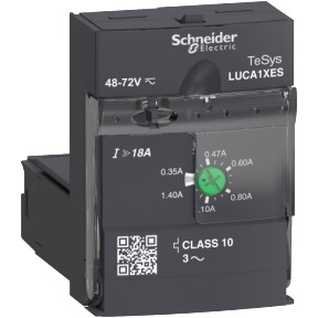 Unidad de control estándar LUCA - clase 10 - 0,35...1,4 A - 48...72 V CD/CA ref. LUCA1XES Schneider Electric