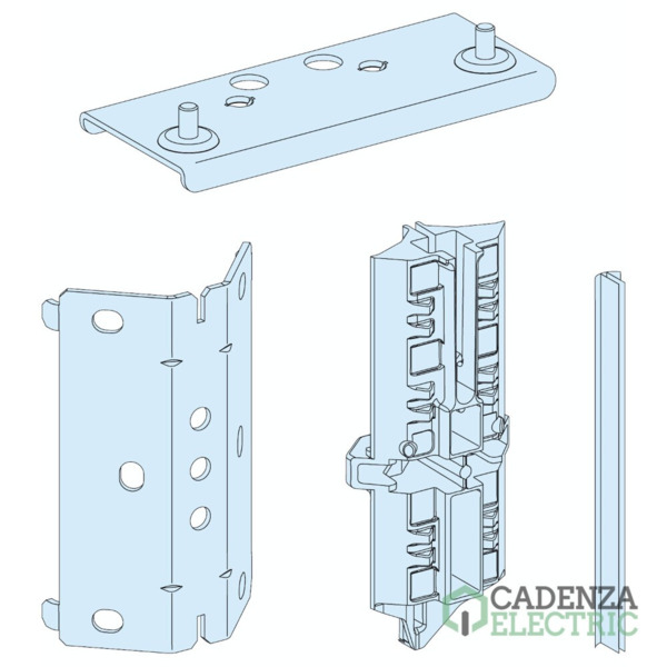 Uniones metálicas, PrismaSeT G, asociaciones horizontales/verticales, 2 unidades ref. LVS08816 Schneider Electric