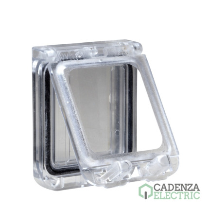 Compra Ventana de plástico con bisagras y cubierta transparente. L78xW95xD15mm ref. NSYVA274M Schneider Electric al mejor precio | Cadenza Electric