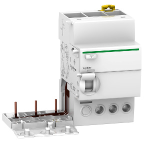 Vigi iC60 - earth leakage add-on block - 3P - 25A - 100mA - A type ref. A9V22325 Schneider Electric [PLAZO 3-6 SEMANAS]