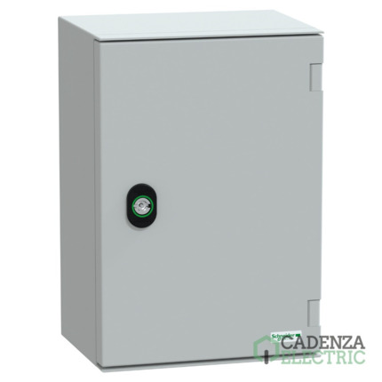 Compra wall-mounting enclosure ABS/PC monobloc IP66 H310xW215xD160mm ref. NSYPLM32G Schneider Electric al mejor precio | Cadenza Electric