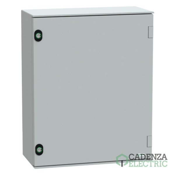 wall-mounting enclosure polyester monobloc IP66 H530xW430xD200mm ref. NSYPLM54G Schneider Electric